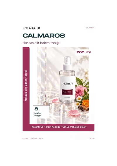 L'carlıe Calmaros Ferahlatıcı Tonik Sprey Yüz Ve Vücut 200 Ml