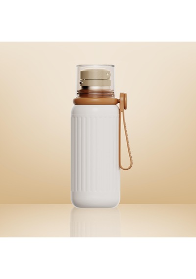 Çift Katmanlı Paslanmaz Çelik Termos 500 Ml Beyaz