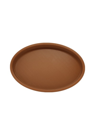 Buççin Online Mağaza 3d Design Çok Amaçlı Dekoratif Sabunluk Pastel Kahverengi Renk Tek Parça Plastik Kahverengi Çok Renkli