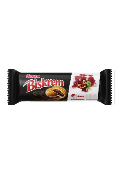Ülker Biskrem Kakaolu Bisküvi 18x100 G - Çikolatalı Lezzet 3'li Ekonomik Paket - 3 Adet Tarı