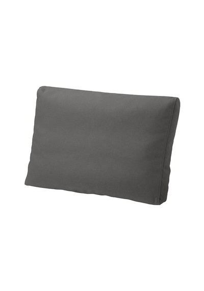 Ikea Frösön Dış Mekan Sırt Minderi Kılıfı, Koyu Gri, 62x44 Cm