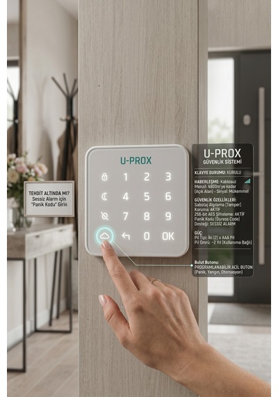 Keypad G1 Yeni Ürün Alarm Şifre Paneli Arka Aydınlatmalı 4800m Menzil