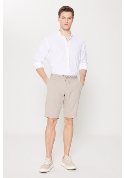 AC&Co / Altınyıldız Classics Erkek Kahverengı Slim Fit Dar Kesim Yan Cepli Gofre Desenli Şort Kahverengi AC&Co / Altınyıldız Classics Erkek Kahverengı Slim Fit Dar Kesim Yan Cepli Gofre Desenli Şort Kahverengi