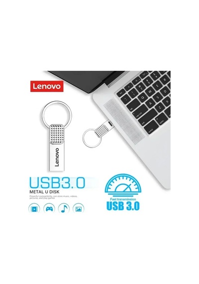 Lenovo Usb 2tb 512gb Usb Flash Sürücü Metal Usb 3.0 Kalem Sürücü Anahtarı 1tb 1tb Silver