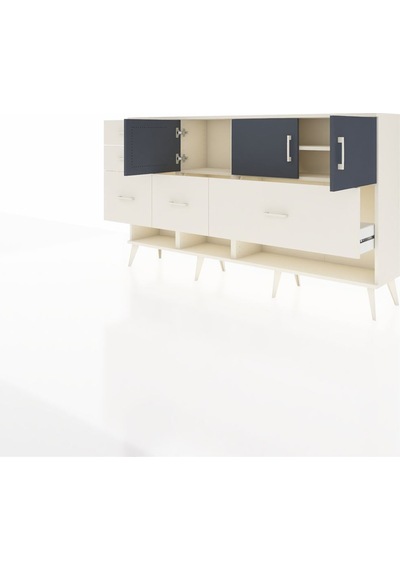 Arges Konsol 3 Raflı 5 Çekmeceli 3 Kapaklı 176x30x99 Aytaşı-antrasit/aytaşı Antrasıt/aytası - Aytası Arges Konsol 3 Raflı 5 Çekmeceli 3 Kapaklı 176x30x99 Aytaşı-antrasit/aytaşı Antrasıt/aytası - Aytası