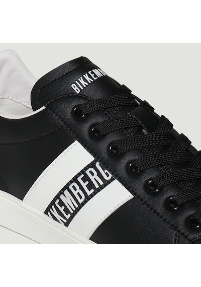 Nero Black Sneaker Günlük Erkek 19134/cp B Bkku Bikkembergs 64039996 Scarpa Uomo Mıcrofıber Ne Siyah