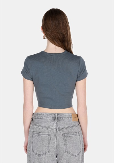 Colin's Colins Slim Fit Kadın Antrasit Kısa Kol Tişört Cl1073539 Cl1073539 Q1.v2 Ant Antrasit Colin's Colins Slim Fit Kadın Antrasit Kısa Kol Tişört Cl1073539 Cl1073539 Q1.v2 Ant Antrasit