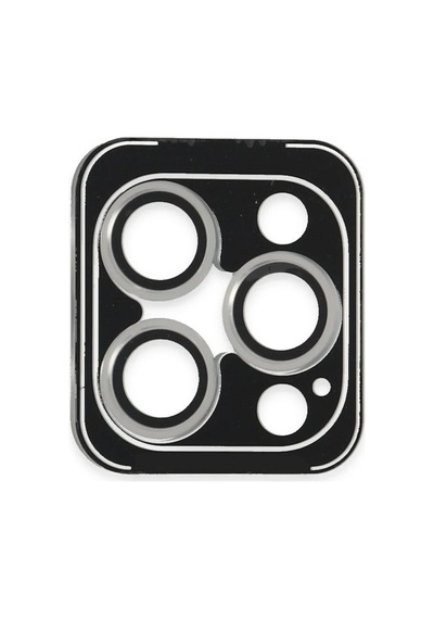 Hnrlıshp Joko Apple Uyumlu iPhone 16 Pro Max Pvd Metal Kamera Lens - Gümüş