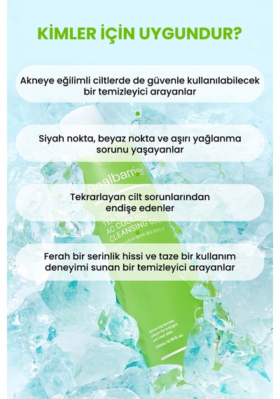 Akneye Eğilimli Cilde Uygun Temizleme Jeli Realbarrıer Control-t Tea Tree Ac Cooling Cleansing Gel