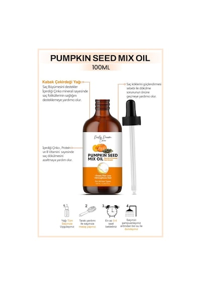 Daily Dream Care Pumpkin Seed Kompleks Yağ 100 ML