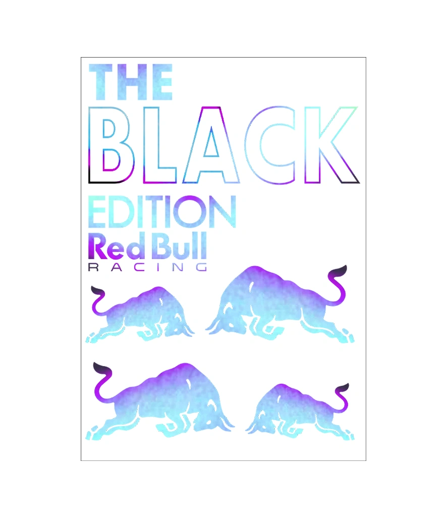 A4 Hologram Sticker 139 Black Tek Paket Sticker