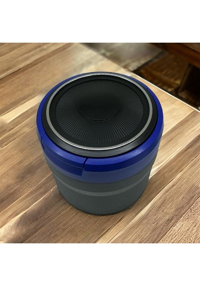 Mini Led Işıklı Araç Araba Küllüğü Mavi 9cm