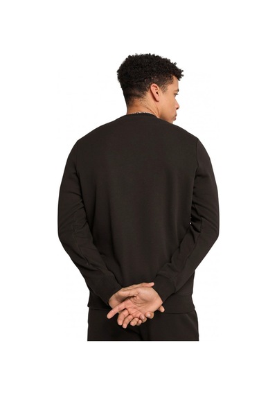 Puma Ess Small Erkek Sweatshirt Siyah