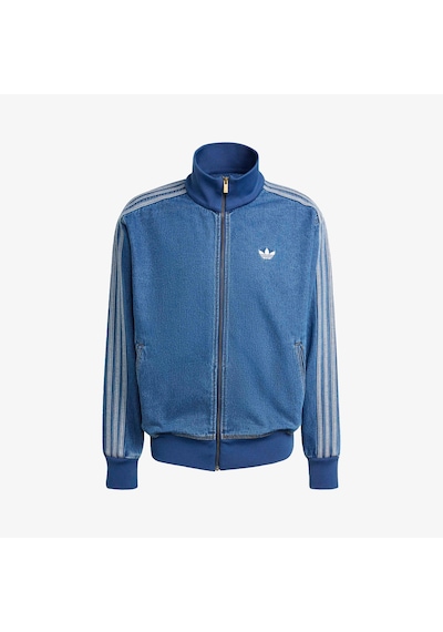 Adidas Denim Firebird Erkek Mavi Ceket Kd1517