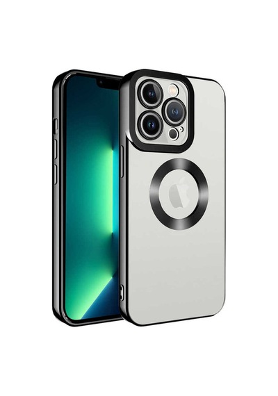 Apple İphone 14 Pro Uyumlu Logo Gösteren Kamera Korumalı Renkli Tasarım Kılıf