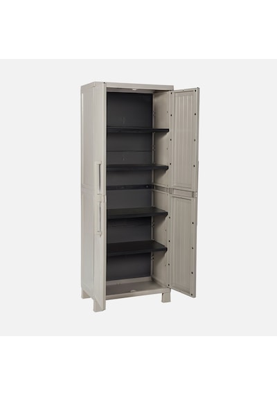 Çok Amaçlı Balkon Bahçe Kiler Plastik Dolap 65X37X173