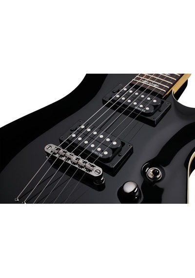 Schecter Omen 6 Solak Elektro Gitar Gloss Black