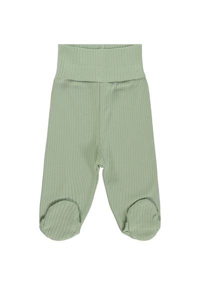Minidamla Baby Minidamla Patikli Basic 2'li Set 3-9 Ay Tek Alt Bebe - Yeşil