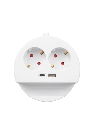 Akım Korumalı Grup Priz 2 Li Usb / Type-c 1.5 Mt Kablolu 3680w 16ah Topraklı Çocuk Koruma