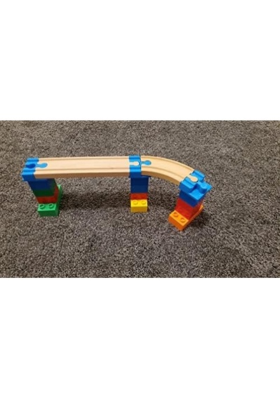 5 Parça To Uyumlu Ahşap Tren Rayı Adaptör Seti