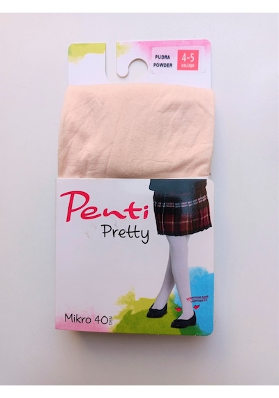 Penti Çocuk Pudra Mikro 40 Mus Külotlu Çorap Pudra/135