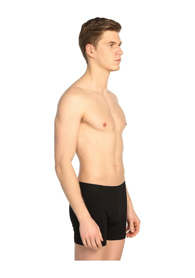 Tutku Erkek Gri 10'Lu Paket Likralı Boxer Elf568T0114Ccm10 001