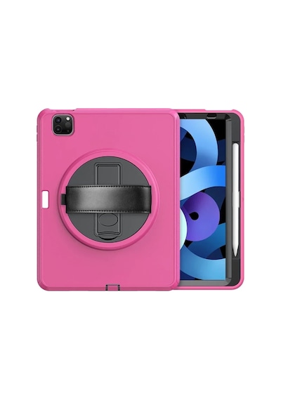 Mey İthalat Apple iPad Pro 11 2018 Kılıf Hand Strap Tablet Kılıfı - Pembe
