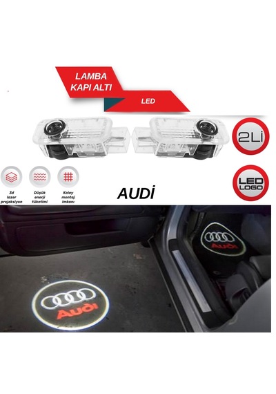 Audi Kapı Altı Işık Logo Araca Özel 4328402 -