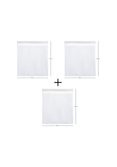 Ocean Home Textile 3'lü Gri Renk Ayakkabı Yıkama Filesi Set