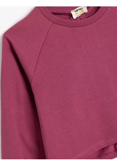 Koton Kadın Sweatshirt Pembe 5wkg10196ak 25ky59003244 Y5914 Pembe