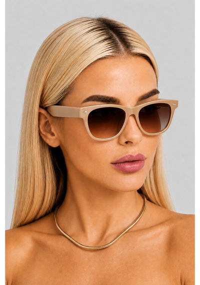 Wayfarer Unisex Güneş Gözlüğü Şık Tasarım Optik Uyumlu Kahverengi