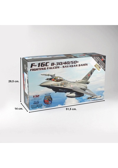 Ht 060, 1/32 F-16c B-30/40/50+ Plasik Maketi