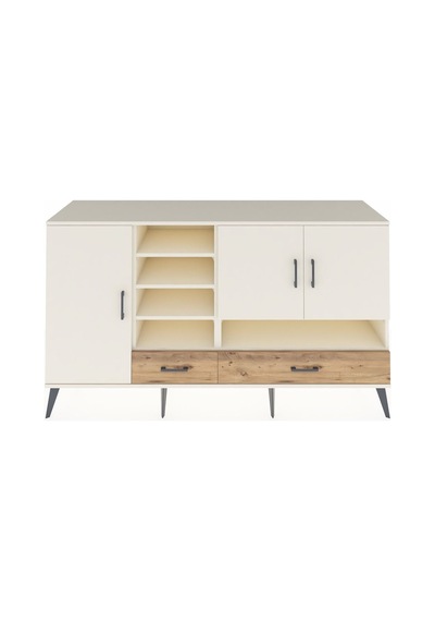 Kronos Konsol 8 Raflı 2 Çekmeceli 3 Kapaklı 176x59x99 Aytaşı-ayta Aytaşı-aytaşı/çam