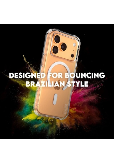 Panzerglass Care Apple iPhone Uyumlu  17 Pro Fashionable Case Samba Magsafe Şeffaf Kılıf
