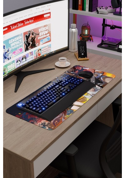 Xinyan Genshin Impact Anime Oyuncu V5 - 70x30 Xl Gaming Mouse Pad Fare Altlığı