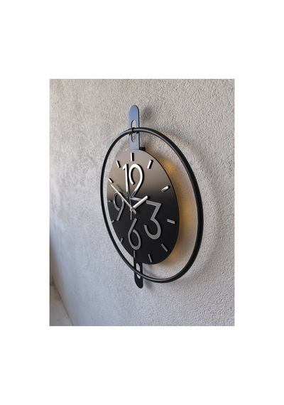Pey Aksesuar Metal -çelik Gövde -ideal Boy 40x50cm - Metal Ledli Duvar Dekor ...... Mobilya Ma46-siyah-siyah-gold