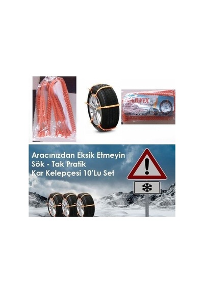 Karfix Plastik Kar Kelepçesi Plastik Kar Zinciri