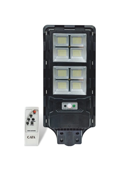 1 Adet Cata Ct 4641 Solar Güneş Enerjili 250w Sensörlü Sokak Armatür 6400k Beyaz Işık
