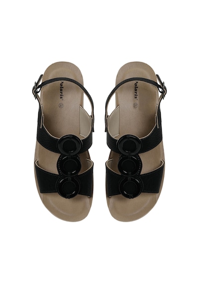 Polaris 409036.z Siyah Kadın Comfort Sandalet 409036.z6fx 000000000102251139