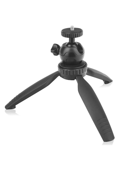 Ayex Pocket M2t Mini Masaüstü Tripod + Telefon Tutucu 19cm Yükseklik Ayarı, 2,5kg Taşıma Kapasitesi, 360 Döner Kafa -