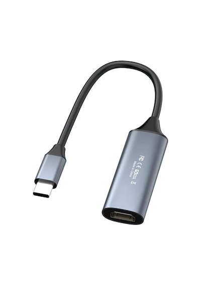 4k Usb C 3.0 Type-c Video Capture Görüntü Yakalama Adaptörü Usb 4k 30hz Akış Öğretim Video Konferans Veya Canlı Yayın İçin Oyun Yakalama Kartı Hdmı Aktarma İçin Kullanılmaz
