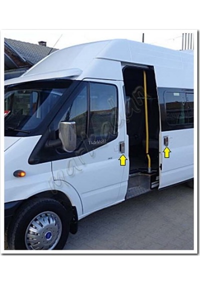 Db Chrome Ford Transit Kapı Kolu Nikelajı 2003-2013 4 Kapı 5  Parç