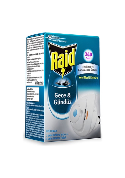 2 Adet Raid Sinek Savar Gece Gündüz Sistem 240 Saat