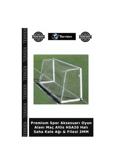 Premium Spor Aksesuarı Oyun Alanı Maç Altis Hsa20 Halı Saha Kale Ağı & Filesi 3mm Belirtilmemiş