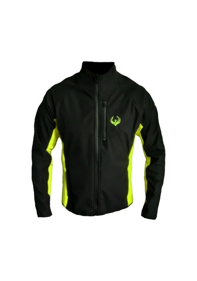 Yale Softshell Su Ve Rüzgar Geçirmez Mont Siyah Neon