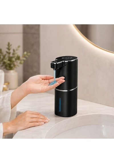 403835 Sensörlü Tezgahüstü Sıvı Sabun Dispenseri Siyah