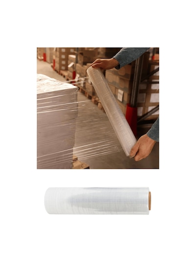 El Tipi Mobilya Eşya Koli Palet Paket Taşıma Taşınma Sarma Koruma Streç Film 50 Cm X 100 M 17 Mikron