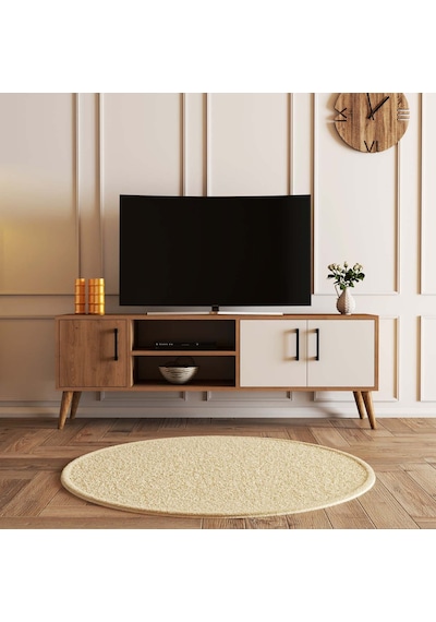 1584 EXXEN 150 CM AHŞAP AYAKLI TV ÜNİTESİ