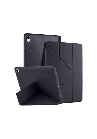 Samsung Galaxy Uyumlu Tab S11 11 Inc Sm-x730 Üçgen Katlanabilir Kalemlikli Yatay Dikey Standlı Kılıf Kapaklı Kılıf
