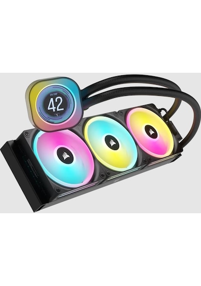 Corsair İcue Lınk H150i Lcd 360mm Sıvı İşlemci Soğutucu - Siyah